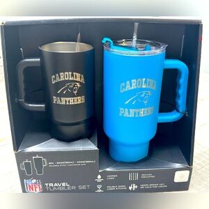 Carolina Panthers NCAA 24/40oz Travel Tumbler New